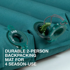 Exped Dura 5R Texpedloft insulation provides warm, comfortable nights in chilly conditions.