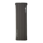 Exped Dura 8R charcoal top view shows full-length air chambers for comfort.