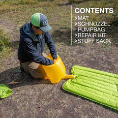 Exped Ultra 1R Schnozzel Pumpbag in action for fast moisture-free inflation.
