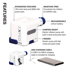 Exped Widget under-7-ounce design is ultra-portable in a pack.