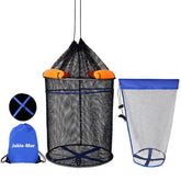 Extra-large nylon floating fish basket for live catch (13x16 inches)