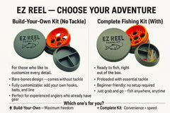 EZ Reel 60 ft braided line prepared for freshwater casting