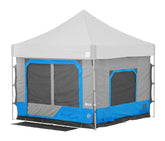 E-Z UP Camping Cube 6.4 entry door for easy access and privacy.