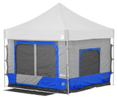 E-Z UP Camping Cube 6.4 setup shows spacious living area for families