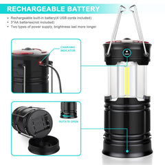 EZORKAS LANTERN durable-water-resistant ABS body endures rain and rugged camping.