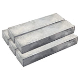 Fachoik Pure Soft Lead Ingots, 5 lb blocks ready for precise fishing sinker casting.