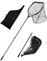 Facikono saltwater large fishing net extended to 75.8-105.7 inches for landing bigger fish