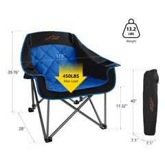 FAIR WIND chair seat close-up highlights four-layer padded fabric for comfort