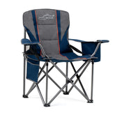 FAIR WIND oversized camping chair frame provides sturdy support on uneven terrain