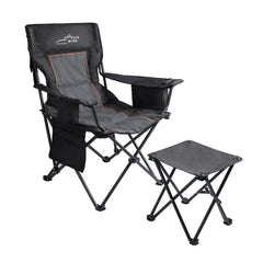 Fair Wind oversized chair steel frame closeup for sturdy outdoor seating