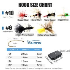 FAISOX Popper fly pattern close-up ready for surface strikes.