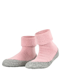 FALKE Cosyshoe slipper sock in Almond Blossom red for warm mornings