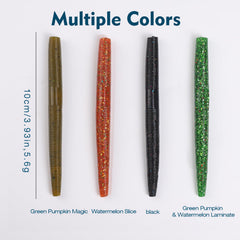 Close-up of Senko Worms showing lifelike texture for bass fishing
