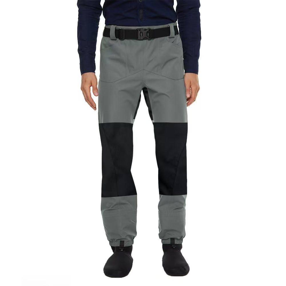 FANGBLUE wear-resistant waders full-body view with durable waterproof protection for fishing