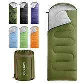 Farland sleeping bag outer shell 290T nylon provides waterproof protection.