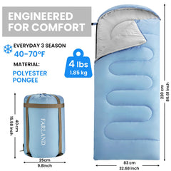 FARLAND polyester-lining offers soft comfort and easy care after long hikes