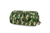 Farm Blue digital jungle camo blanket folded for compact portability and quick warmth.