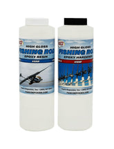Fasco Epoxies 55F resin for rod coating provides a clear, durable finish.