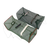 FASPLORE 2-pack collapsible fishing bait trap nets in green mesh