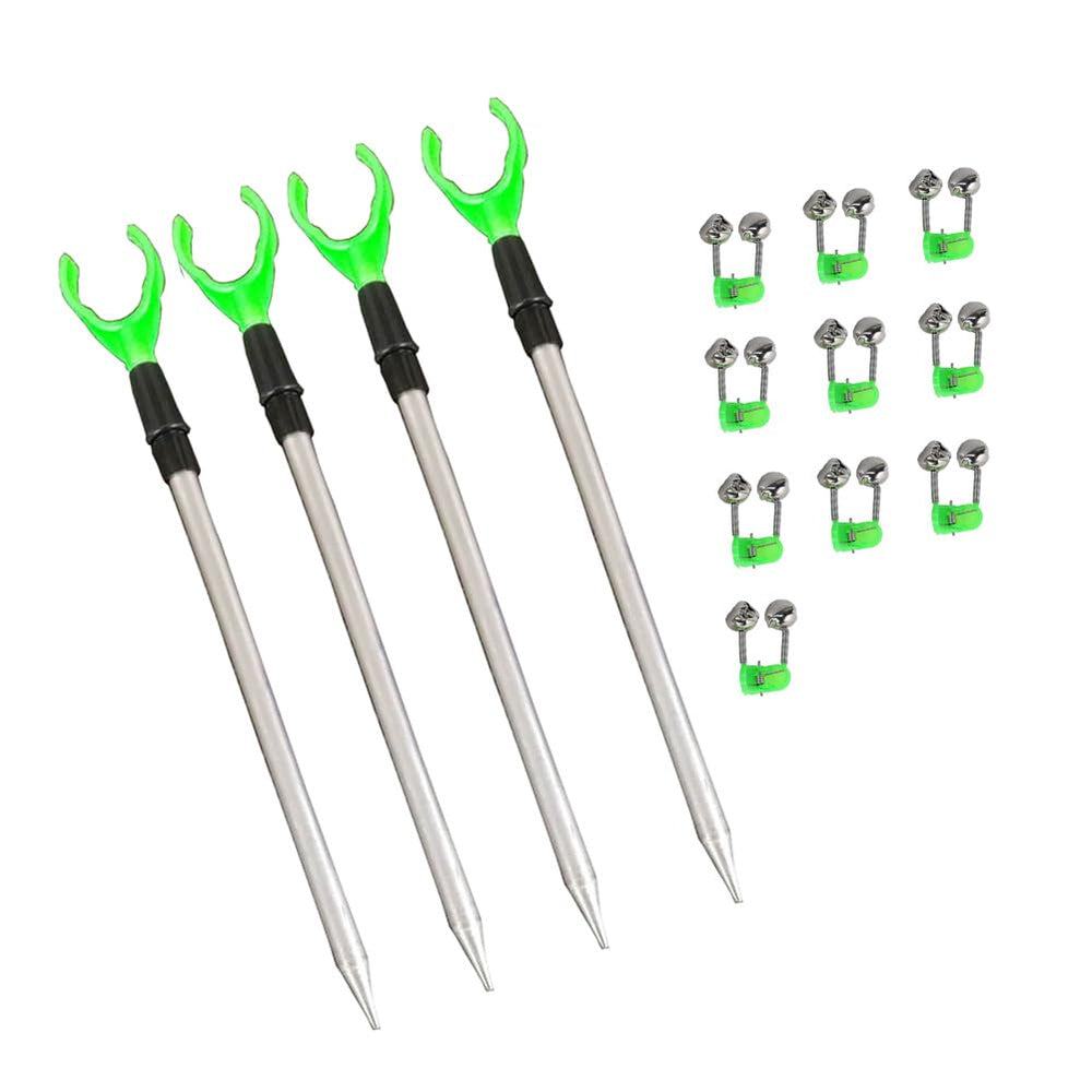 FASPLORE 4-Pack Telescopic Fishing Rod Holders extended to 20 inches