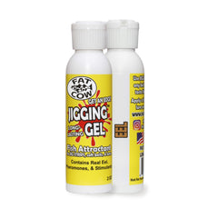 Fat Cow Jigging Gel Bait Scent eel 2oz bottle enhances real bait aroma