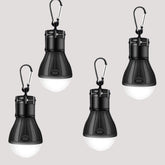FATIST camping light with carabiner hanging from a tent for hands-free illumination