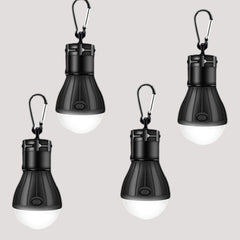FATIST camping light with carabiner hanging from a tent for hands-free illumination