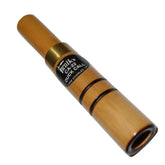Faulk's CA-22 bamboo duck call in brown for realistic field quacks.