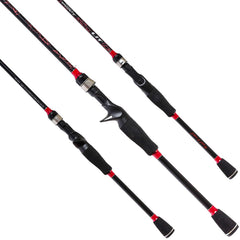 Favorite Lit Casting Combo left-hand reel offers smooth control.