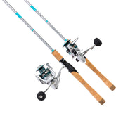 Favorite Ol' Salty spinning reel with compact profile for saltwater handling