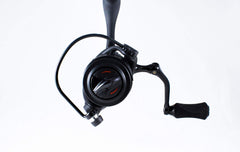 Favorite Sick Stick Spinning Reel side profile showcases compact design and comfortable handle.