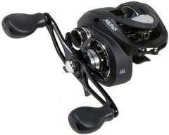 Favorite Soleus casting reel in black, right-handed, 6.6:1 for smooth, long casts.
