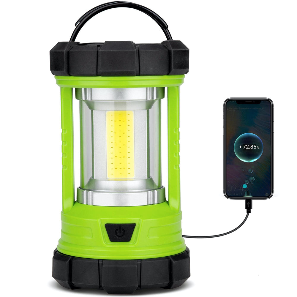 Favourlite camping lantern 3000LM front view with bright, wide-angle illumination.