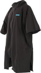 FCS Shelter all-weather poncho worn outdoors for rain protection