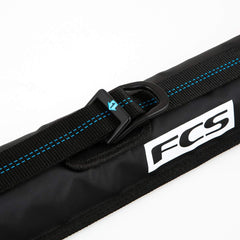 FCS Single Soft Rack board mounting area demonstrates capacity for up to three boards on a car roof.
