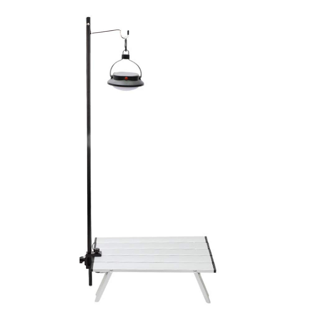 Fdit portable camping light holder folding stand for easy, compact setup.