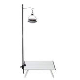 Fdit portable camping light holder folding stand for easy, compact setup.