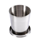Fdit travel folding cup with collapsible design for compact packing