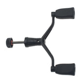 FDXGYH fishing reel handle in silver and black - product image