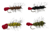 Feeder Creek Woolly Worm 12pc assortment — brown color fly