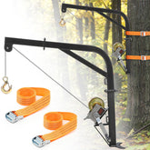 Feekoon tree-mounted deer hoist steel tree mount for secure heavy game lifting in the field.