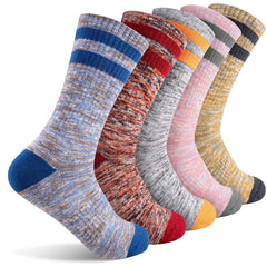 FEIDEER women's walking socks with cushioned heel for comfort on hikes