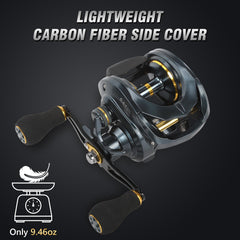 FEIERNOU baitcasting brake system with magnetic control for stable casts