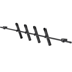 FEIMIRE five-rod capacity rack securing multiple rods for travel.