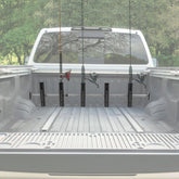 FEIMIRE Inshore Rod Holder installed in a pickup truck bed holding five fishing rods