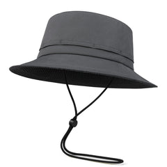 FEINION dark grey bucket hat - front view