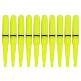 FeiYeup fishing rod tip glow stick in sharp yellow for high visibility at night.