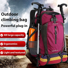 FENGDONG 40L breathable back panel keeps you cooler on hikes.