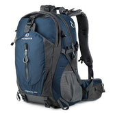 FENGDONG 40L waterproof backpack front view with durable outdoor build