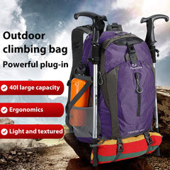 FENGDONG 40L storage with multiple compartments helps keep essentials organized.